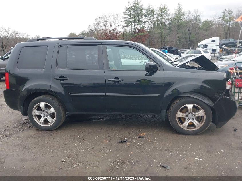 2013 Honda Pilot Ex-L VIN: 5FNYF4H50DB083199 Lot: 38250771