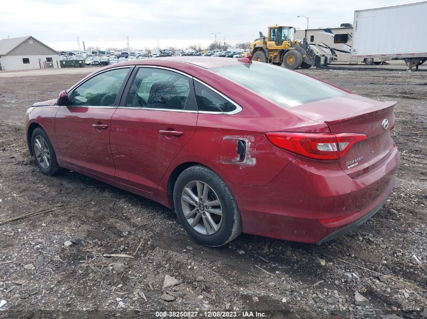 2015 Hyundai Sonata Se VIN: 5NPE24AF6FH214772 Lot: 38250827