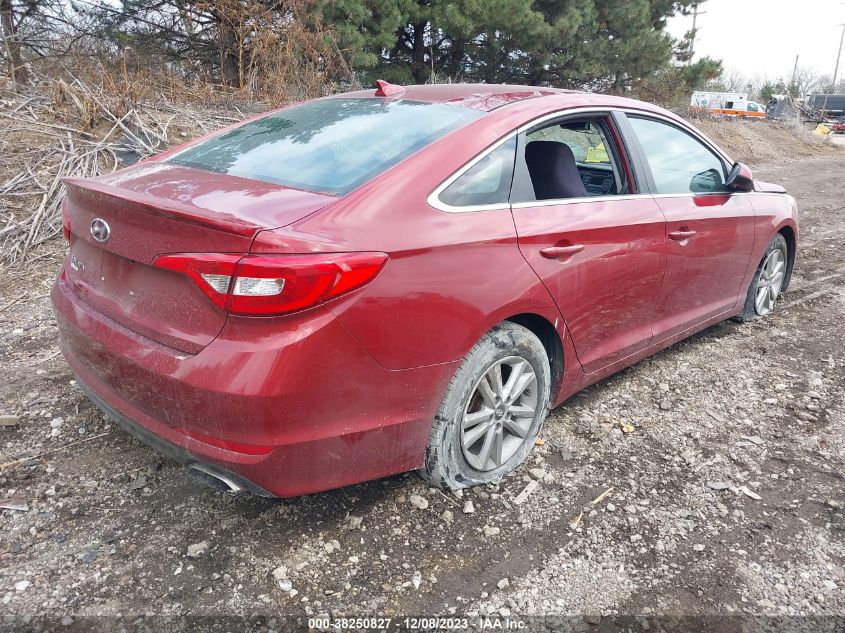 2015 Hyundai Sonata Se VIN: 5NPE24AF6FH214772 Lot: 38250827