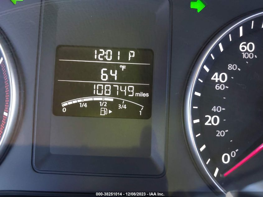 2014 Volkswagen Jetta 1.8T Se VIN: 3VWD17AJXEM263371 Lot: 38251014