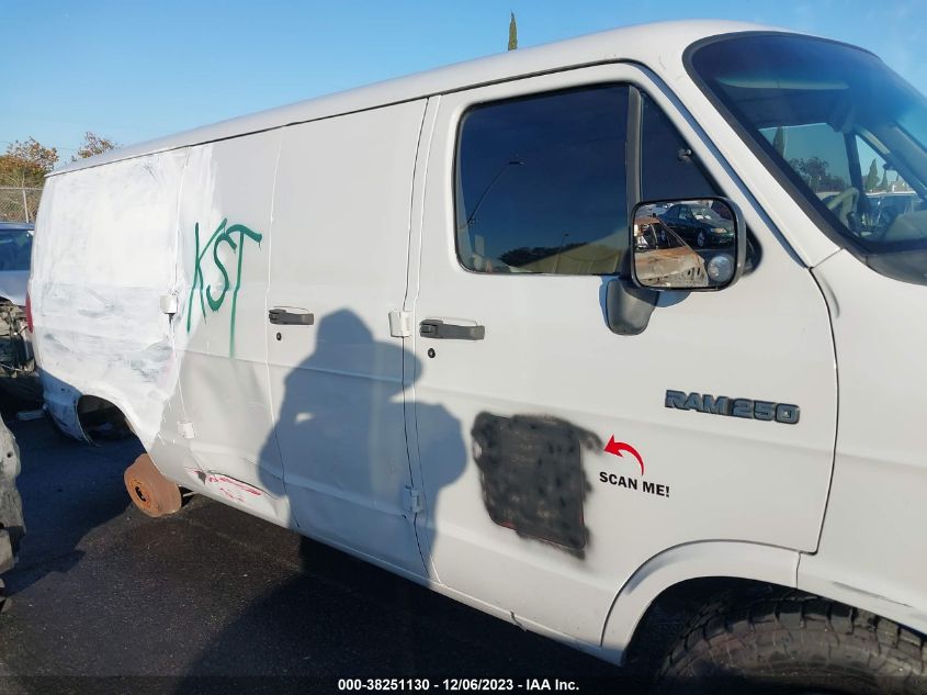 1994 Dodge Ram Van B250 VIN: 2B7HB21Y2RK110282 Lot: 38251130