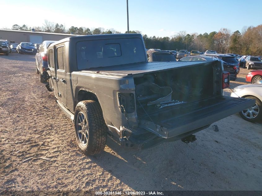 2021 Jeep Gladiator Overland 4X4 VIN: 1C6HJTFG1ML568954 Lot: 38251346