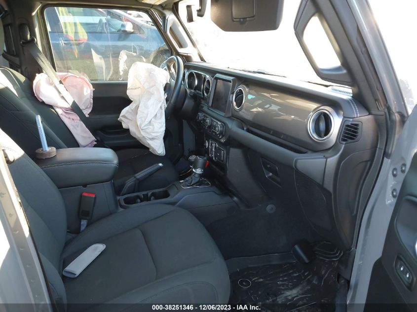 2021 Jeep Gladiator Overland 4X4 VIN: 1C6HJTFG1ML568954 Lot: 38251346