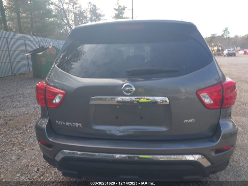 2018 Nissan Pathfinder S VIN: 5N1DR2MM1JC638611 Lot: 38251620