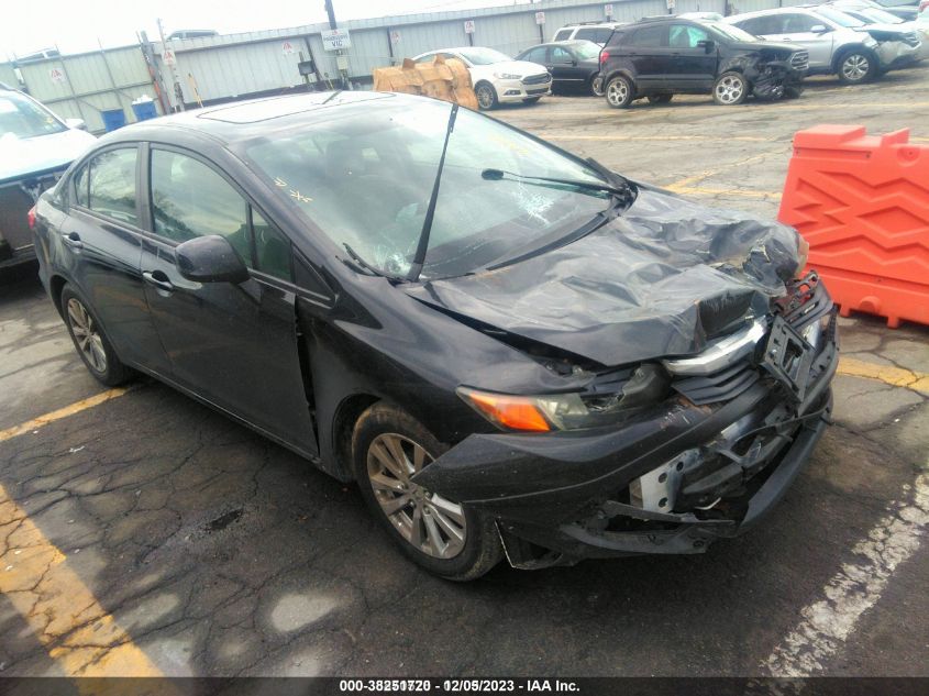 2012 Honda Civic Ex VIN: 19XFB2F86CE322330 Lot: 38251720