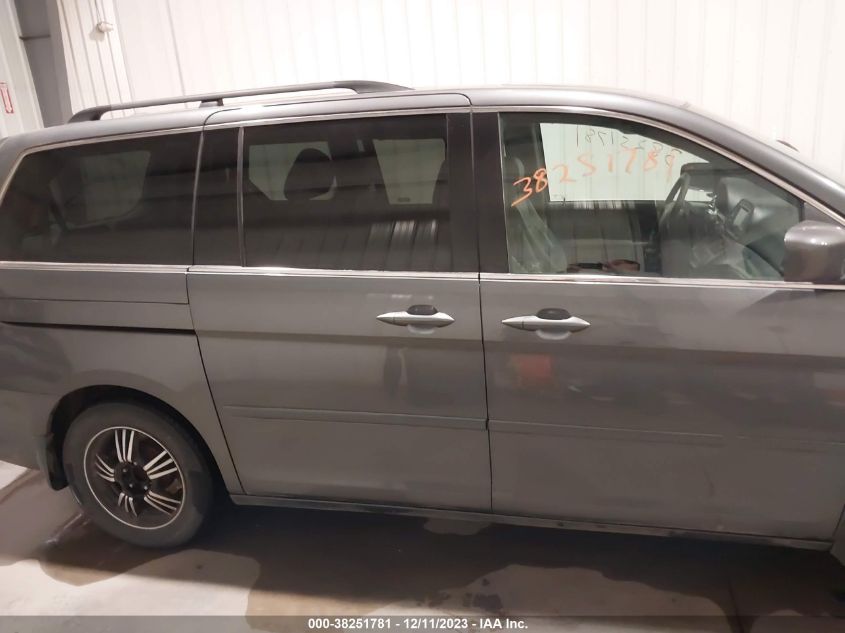 2007 Honda Odyssey Touring VIN: 5FNRL38867B095654 Lot: 38251781