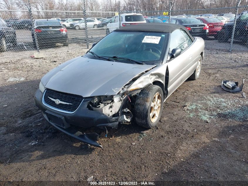 1999 Chrysler Sebring Jxi VIN: 3C3EL55H7XT560690 Lot: 38251823