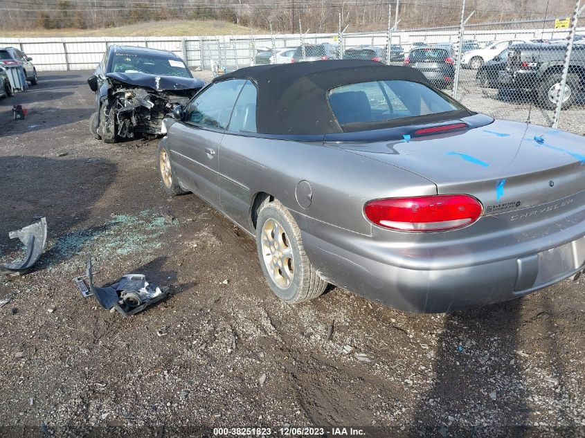 1999 Chrysler Sebring Jxi VIN: 3C3EL55H7XT560690 Lot: 38251823