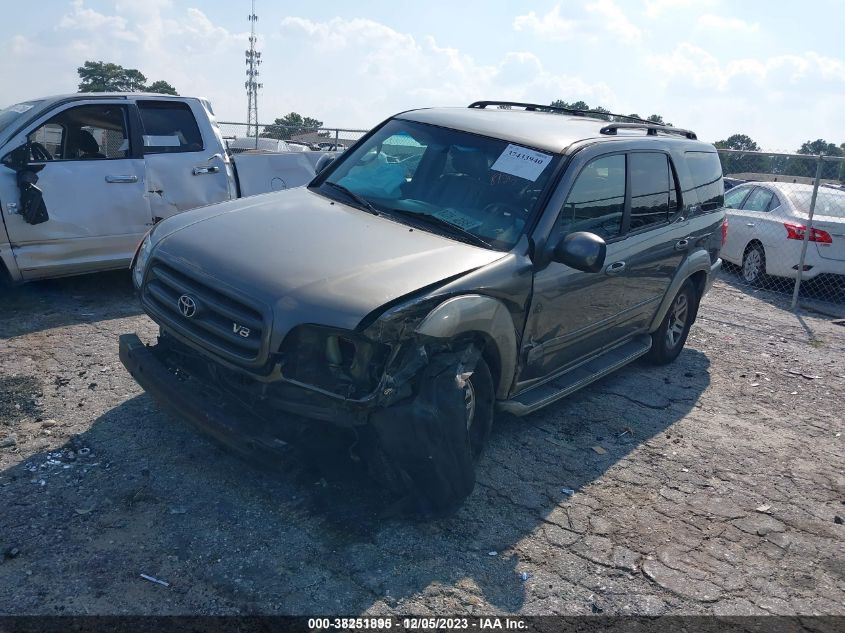 2003 Toyota Sequoia Sr5 VIN: 5TDZT34A73S152944 Lot: 38251895