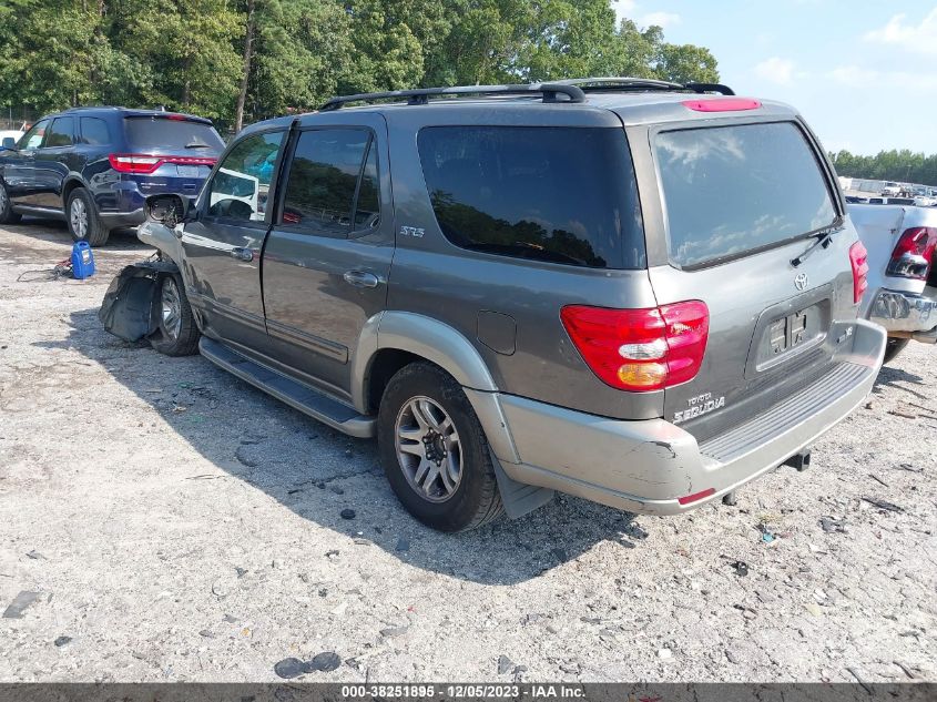 2003 Toyota Sequoia Sr5 VIN: 5TDZT34A73S152944 Lot: 38251895