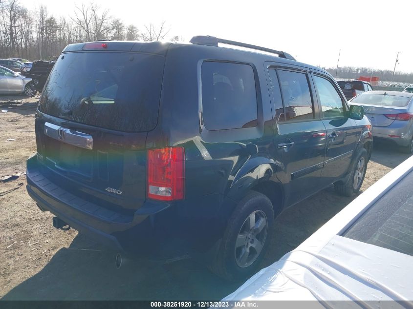 2011 Honda Pilot Ex-L VIN: 5FNYF4H56BB064010 Lot: 38251920