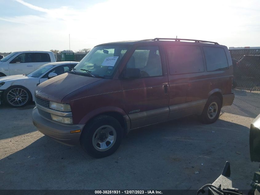 1998 Chevrolet Astro Passenger VIN: 1GNDM19W0WB110618 Lot: 38251931