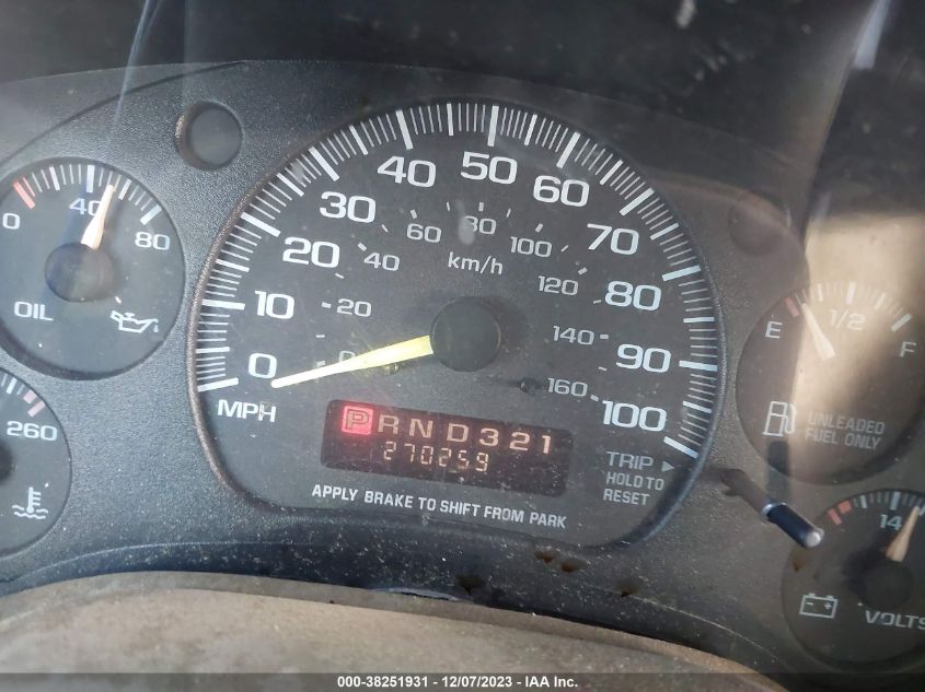 1998 Chevrolet Astro Passenger VIN: 1GNDM19W0WB110618 Lot: 38251931