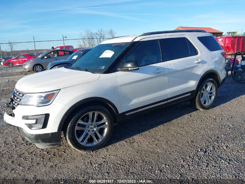 2017 Ford Explorer Xlt VIN: 1FM5K8D89HGA92741 Lot: 38251937