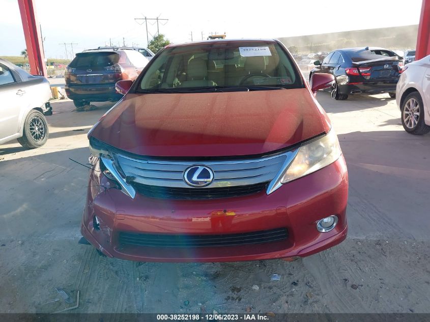 2010 Lexus Hs 250H VIN: JTHBB1BA1A2005937 Lot: 38252198