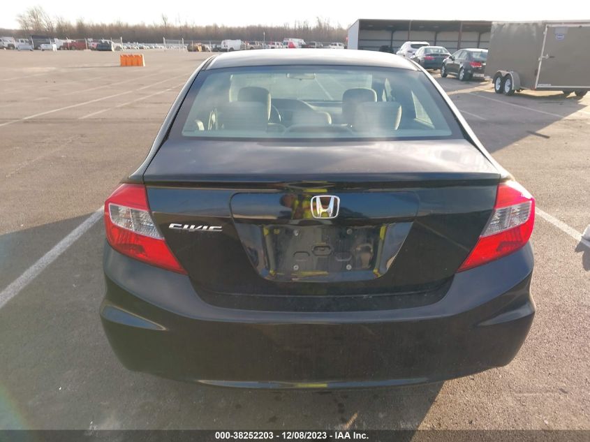 2012 Honda Civic Lx VIN: 19XFB2F53CE094079 Lot: 38252203