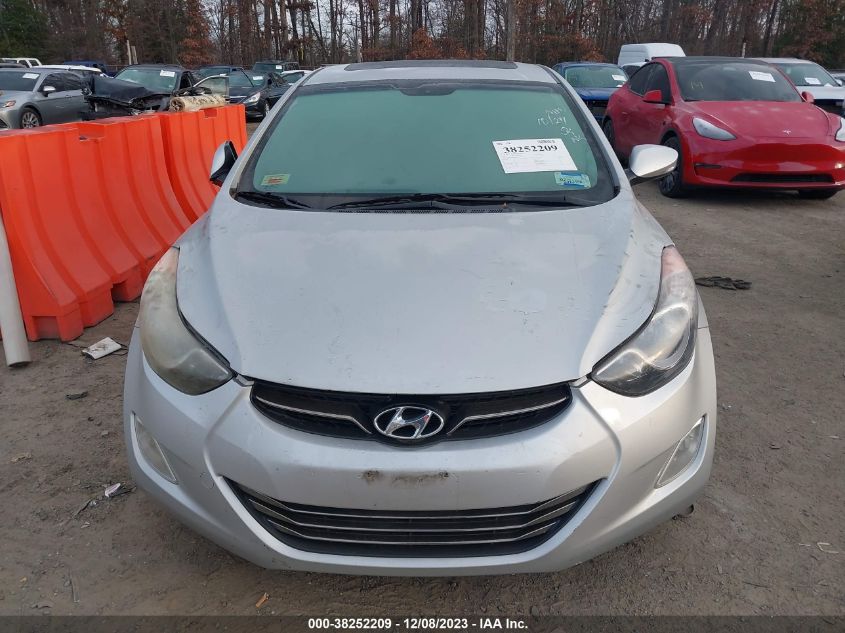 2013 Hyundai Elantra Limited Ulsan Plant VIN: KMHDH4AE0DU525050 Lot: 38252209