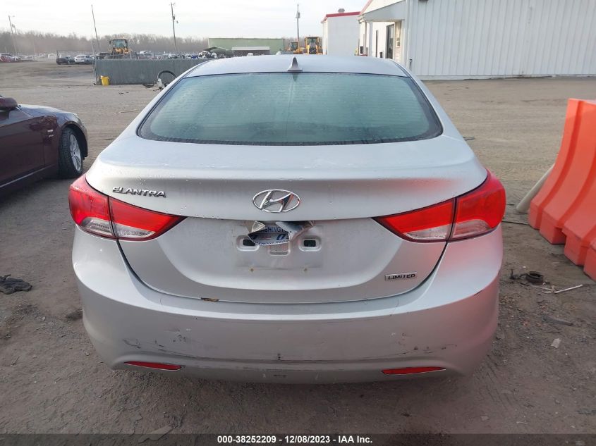 2013 Hyundai Elantra Limited Ulsan Plant VIN: KMHDH4AE0DU525050 Lot: 38252209