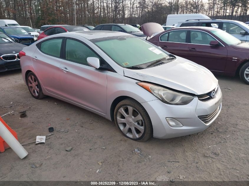 2013 Hyundai Elantra Limited Ulsan Plant VIN: KMHDH4AE0DU525050 Lot: 38252209