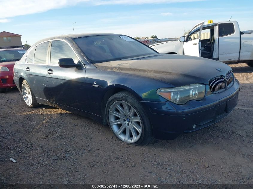 WBAGL63482DP59513 2002 BMW 7 Series 745I