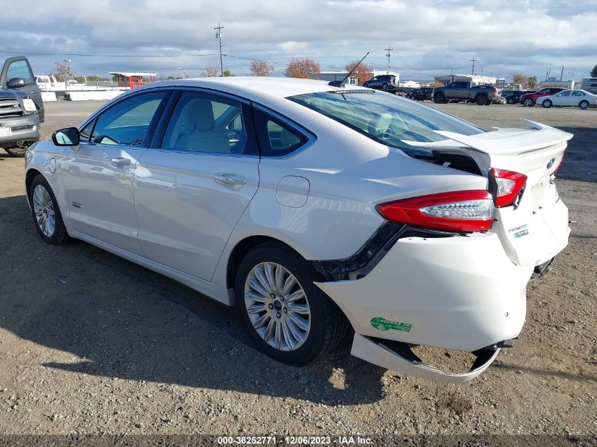 2014 Ford Fusion Energi Titanium VIN: 3FA6P0SU1ER398192 Lot: 38252771