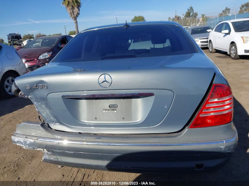 2004 Mercedes-Benz S 430 4.3L VIN: WDBNG70J94A388928 Lot: 38252810