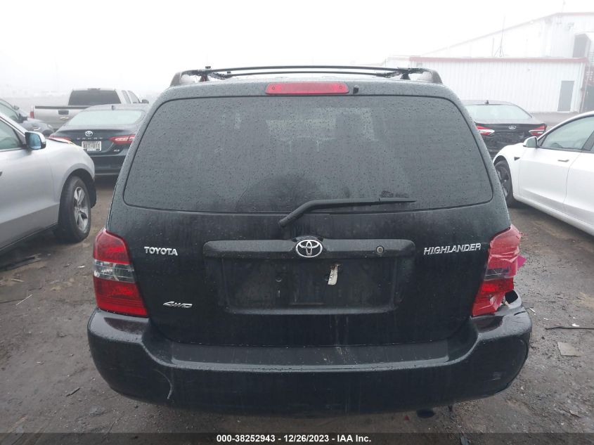 2007 Toyota Highlander VIN: JTEHD21A070046024 Lot: 38252943