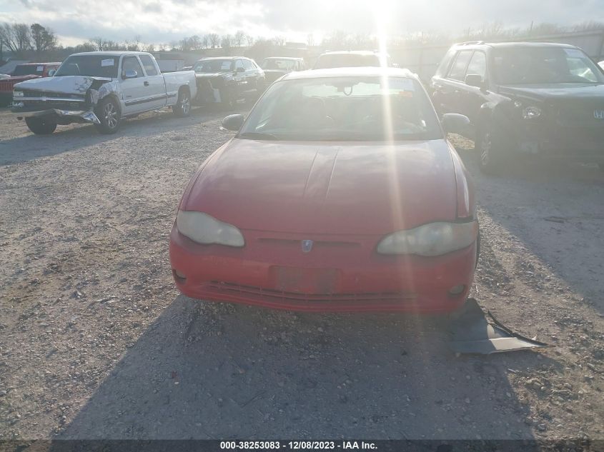 2004 Chevrolet Monte Carlo Ss VIN: 2G1WX12K849306121 Lot: 38253083