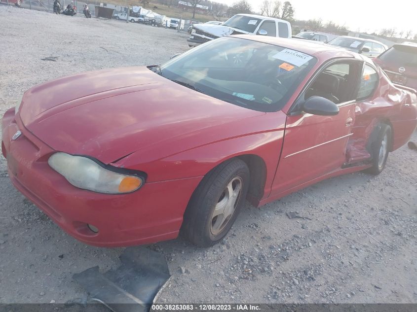 2004 Chevrolet Monte Carlo Ss VIN: 2G1WX12K849306121 Lot: 38253083