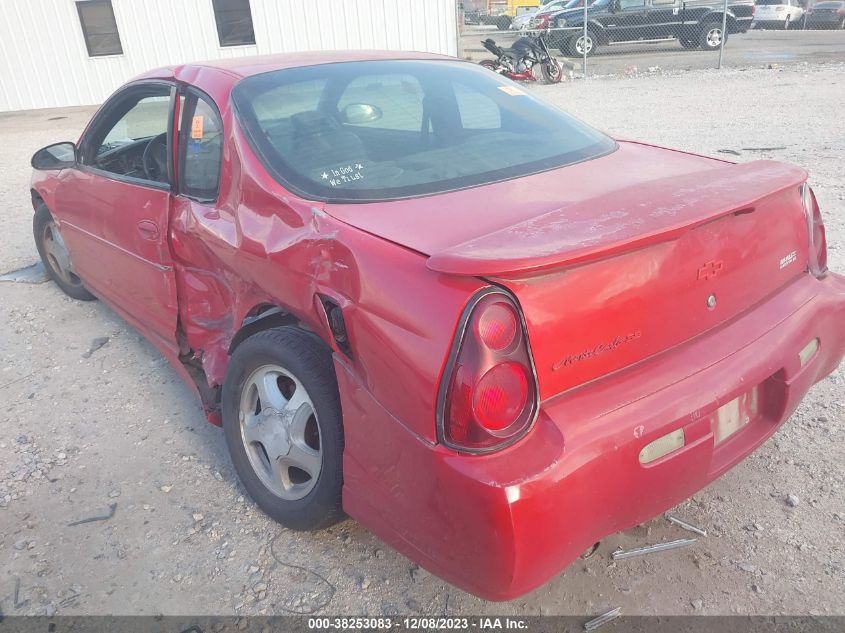 2004 Chevrolet Monte Carlo Ss VIN: 2G1WX12K849306121 Lot: 38253083