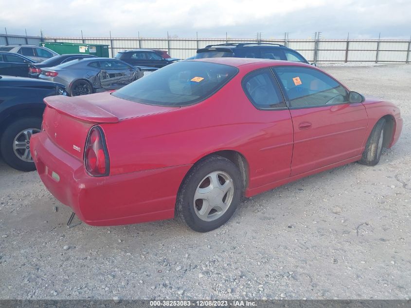 2004 Chevrolet Monte Carlo Ss VIN: 2G1WX12K849306121 Lot: 38253083