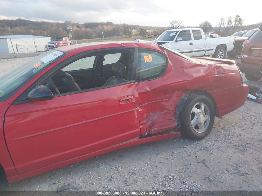 2004 Chevrolet Monte Carlo Ss VIN: 2G1WX12K849306121 Lot: 38253083