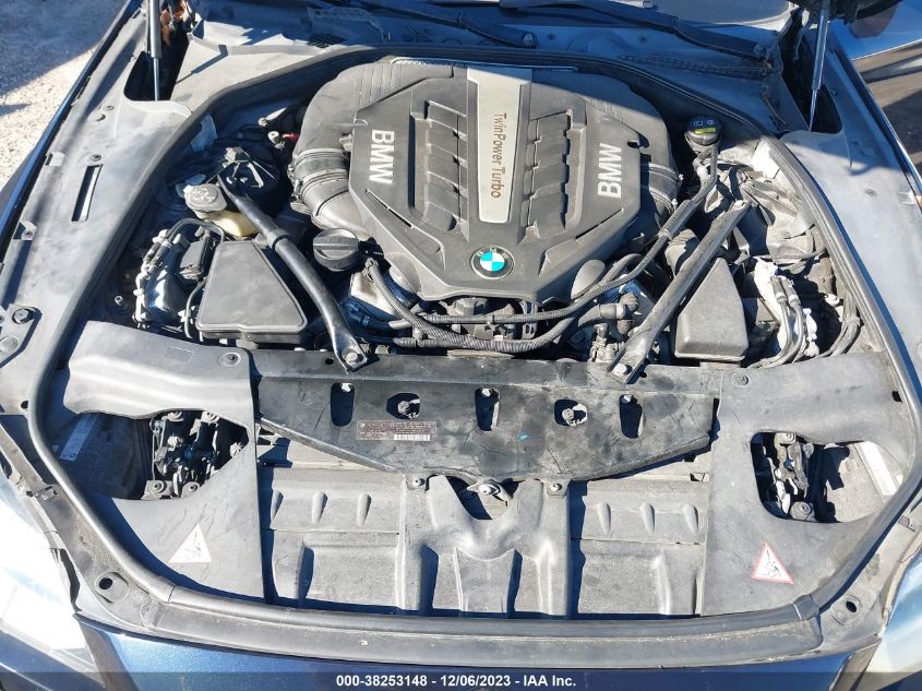 2014 BMW 650I Gran Coupe 650I VIN: WBA6B2C57ED128840 Lot: 38253148