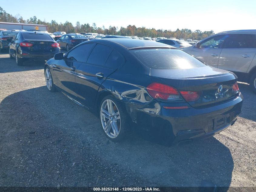 2014 BMW 650I Gran Coupe 650I VIN: WBA6B2C57ED128840 Lot: 38253148