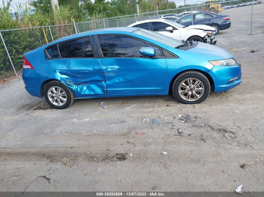 2010 Honda Insight Ex VIN: JHMZE2H71AS000258 Lot: 38253509