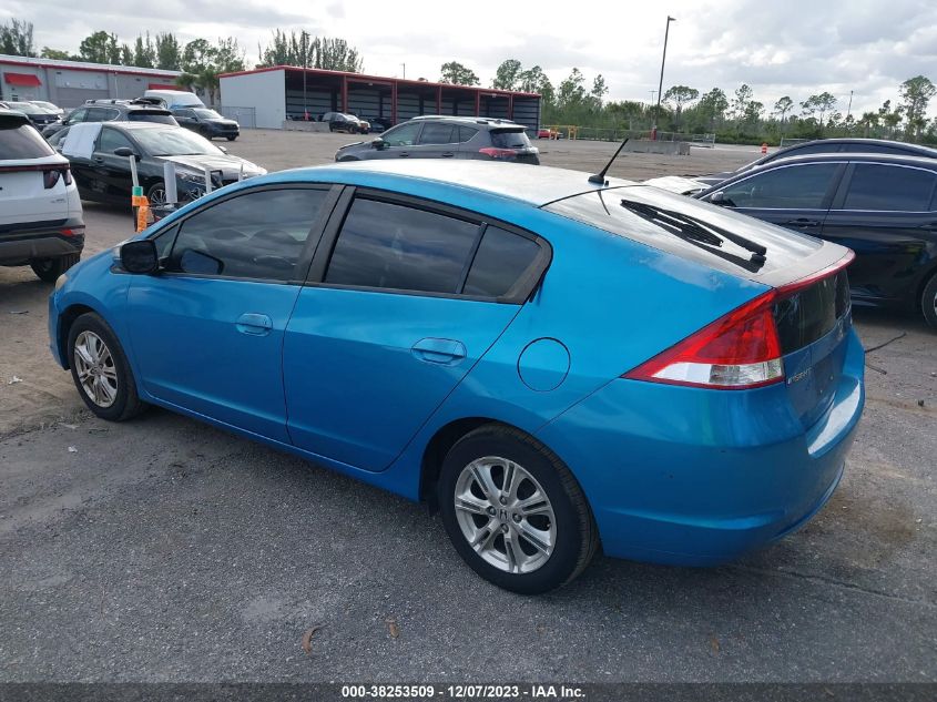 2010 Honda Insight Ex VIN: JHMZE2H71AS000258 Lot: 38253509