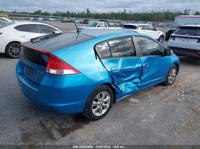 2010 Honda Insight Ex VIN: JHMZE2H71AS000258 Lot: 38253509