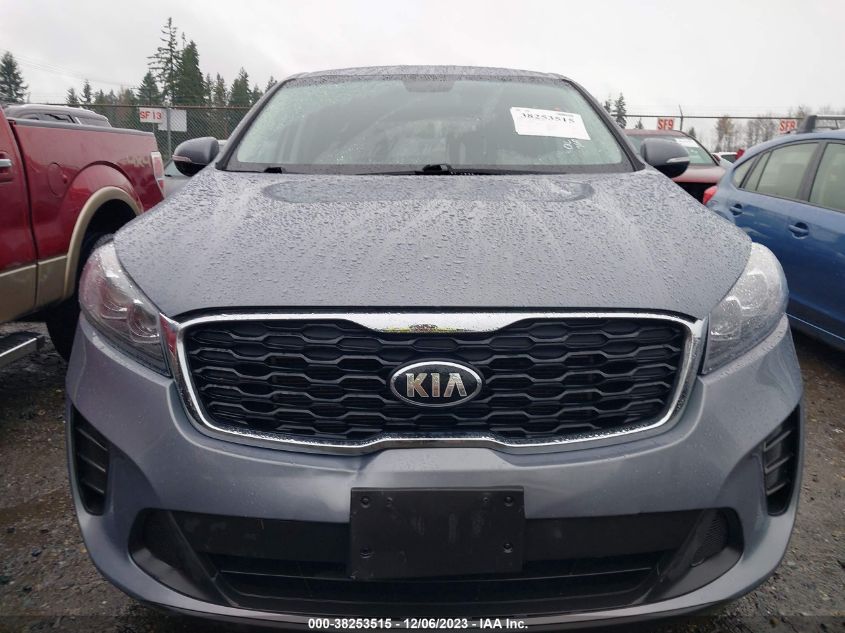 2019 Kia Sorento 2.4L L VIN: 5XYPG4A37KG596215 Lot: 38253515