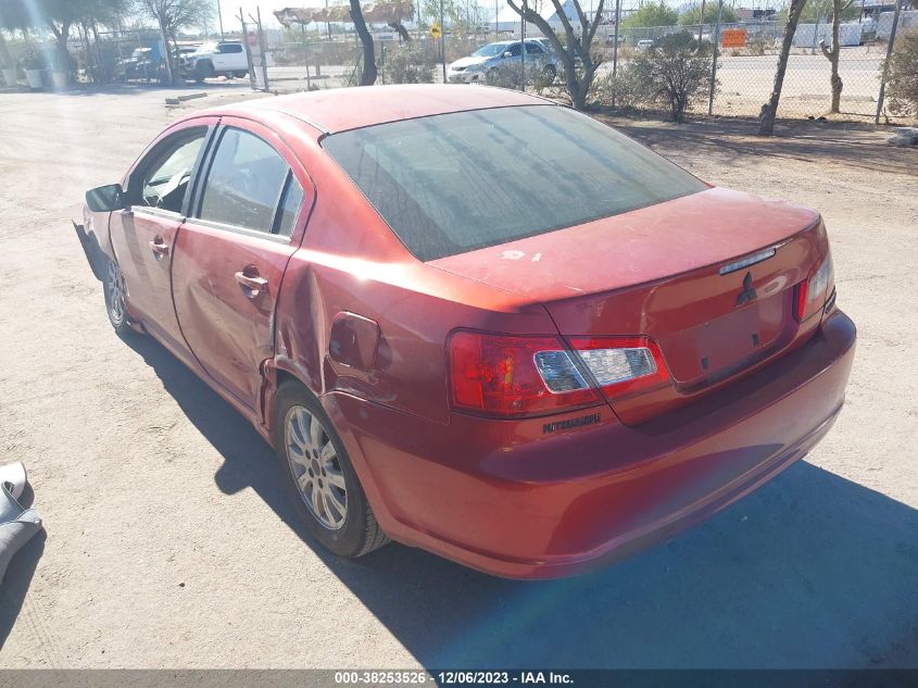 2012 Mitsubishi Galant Fe VIN: 4A32B2FF3CE010925 Lot: 38253526