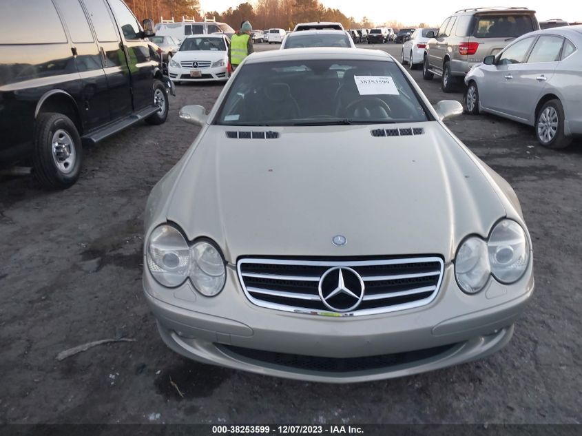 2003 Mercedes-Benz Sl-Class Base (A5) VIN: WDBSK75F33F009039 Lot: 38253599