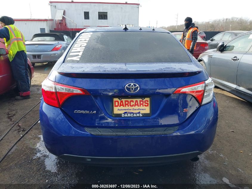 2015 Toyota Corolla S Plus VIN: 2T1BURHE4FC458186 Lot: 38253697