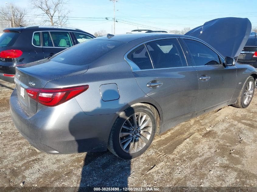 2018 Infiniti Q50 3.0T Luxe VIN: JN1EV7AR3JM431104 Lot: 38253698