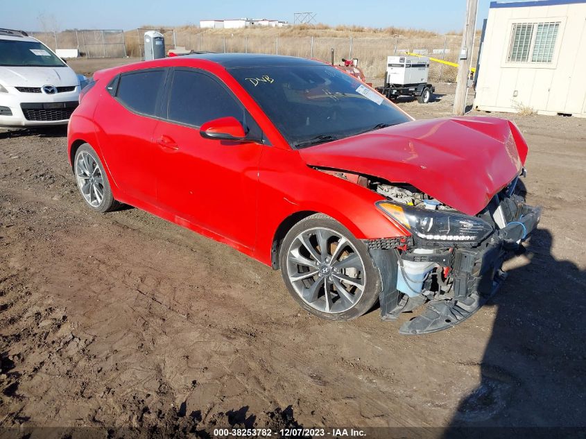 2019 Hyundai Veloster 2.0 Premium VIN: KMHTG6AF0KU003731 Lot: 38253782