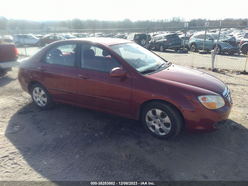 2007 Kia Spectra Ex VIN: KNAFE121075451477 Lot: 38253882