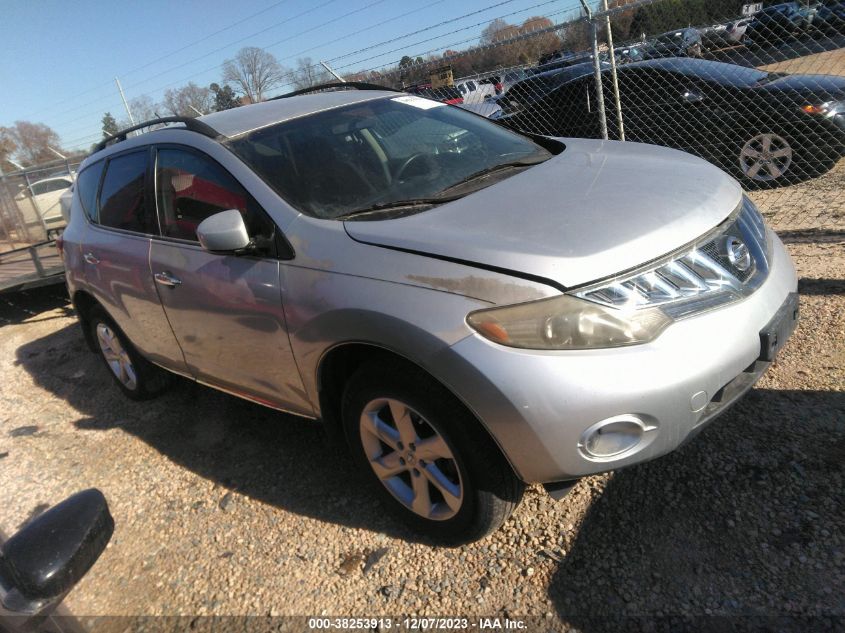 2009 Nissan Murano S VIN: JN8AZ18W09W127144 Lot: 38253913