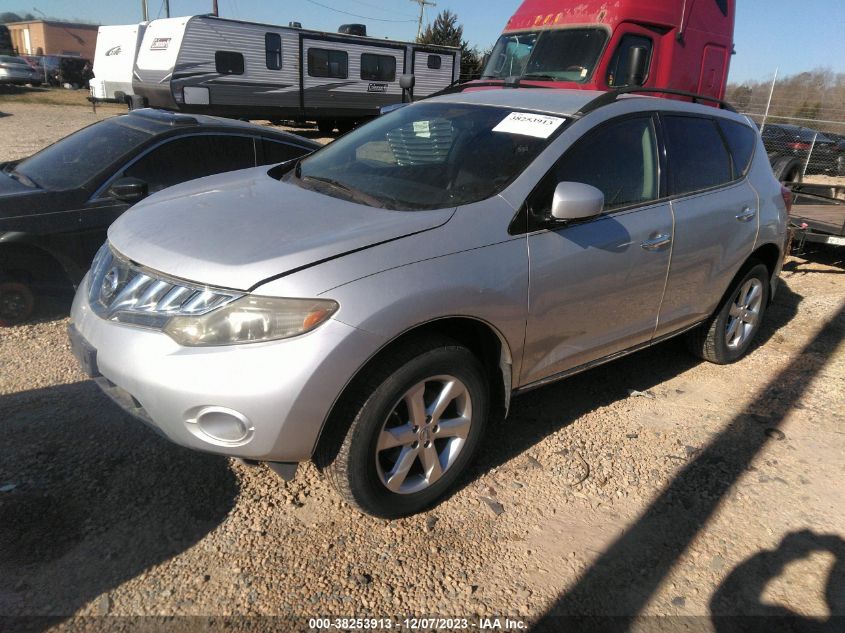 2009 Nissan Murano S VIN: JN8AZ18W09W127144 Lot: 38253913