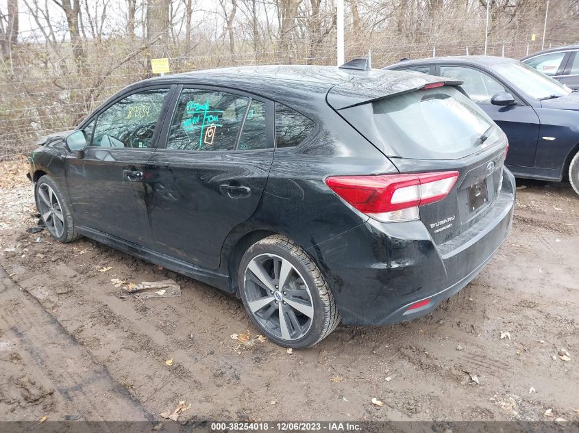 2017 Subaru Impreza 2.0I Sport VIN: 4S3GTAM67H3726667 Lot: 38254018