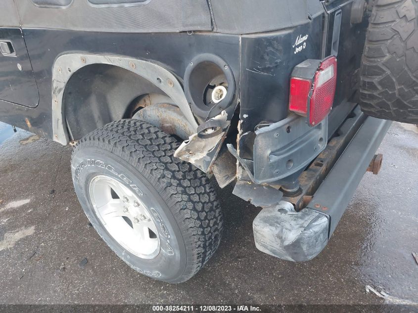 2004 Jeep Wrangler Se VIN: 1J4FA291X4P753993 Lot: 38254211