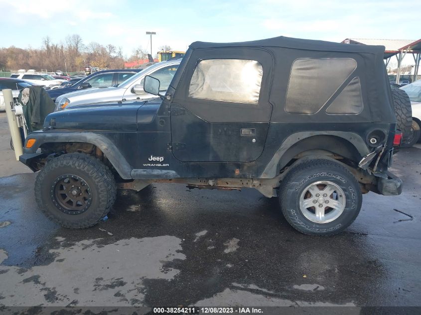 2004 Jeep Wrangler Se VIN: 1J4FA291X4P753993 Lot: 38254211