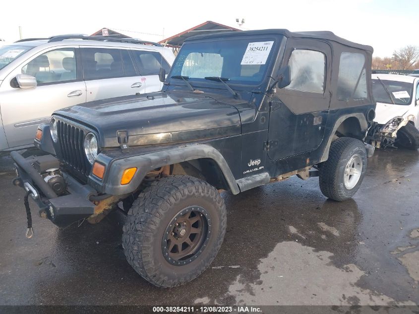 2004 Jeep Wrangler Se VIN: 1J4FA291X4P753993 Lot: 38254211